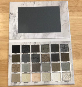 Cremated palette colors