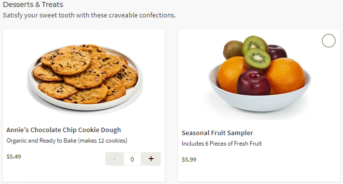 HelloFresh deserts