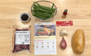 Peppercorn steak ingredients