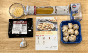 Pork sausage linguine ingredients