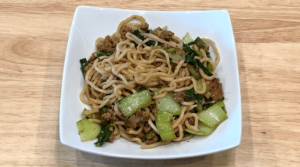 Pork lo mein