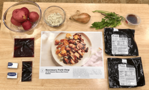 Rosemary pork chop ingredients