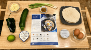 Zucchini Quesadillas ingredients