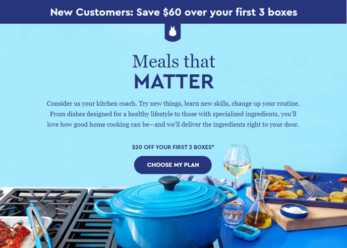 Blue Apron promo